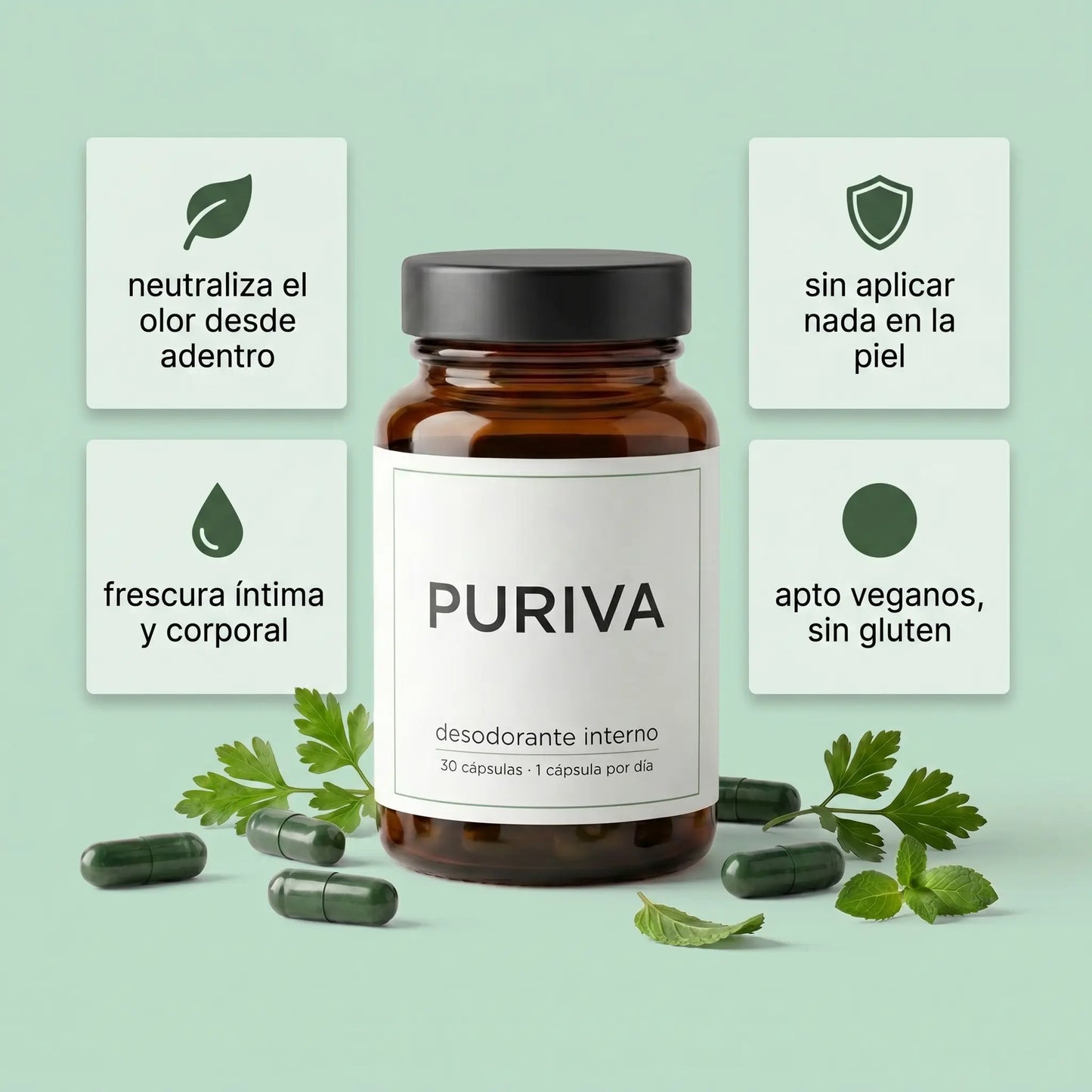 Puriva | Frescura Corporal 24hs desde Adentro