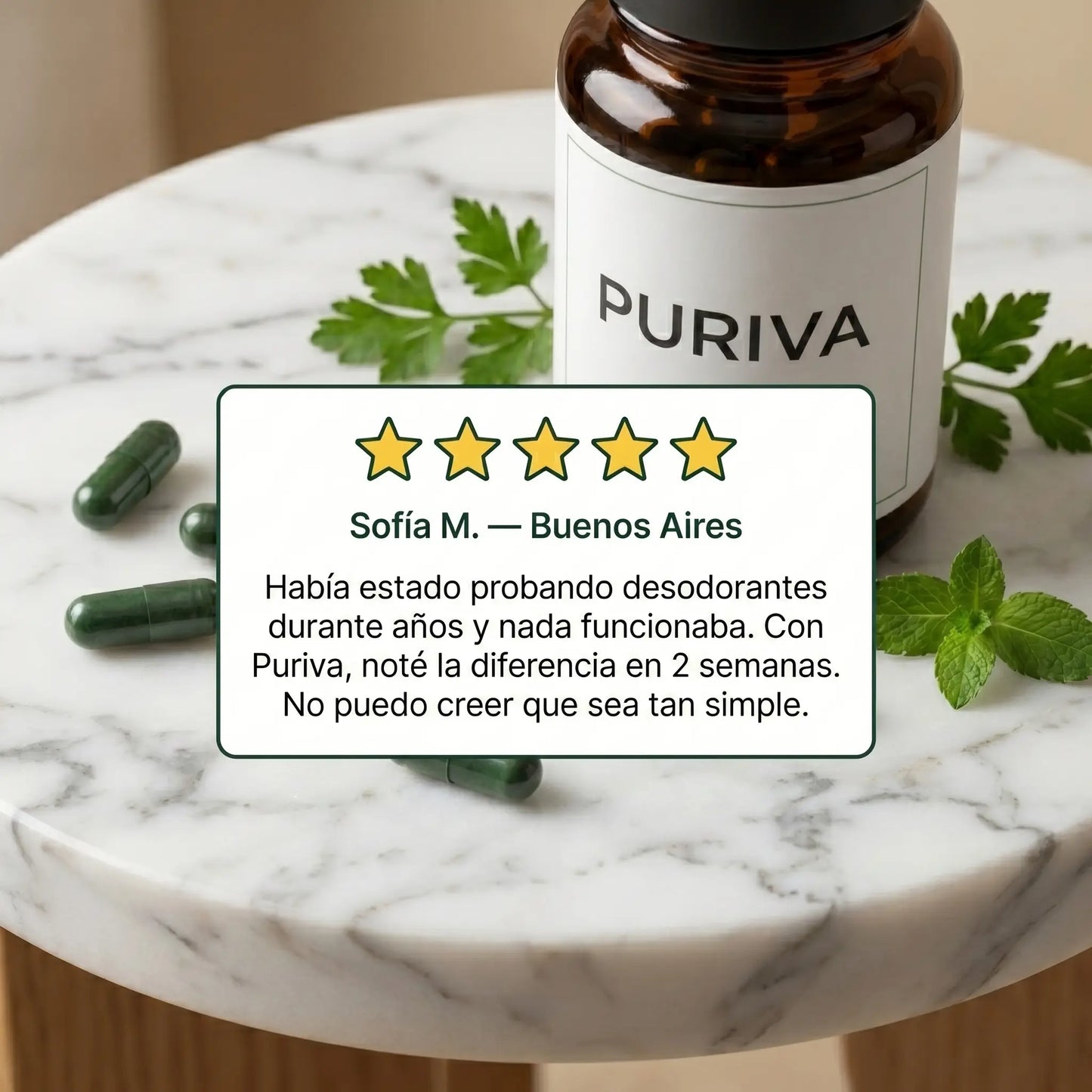 Puriva | Frescura Corporal 24hs desde Adentro